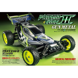 COCHE RC Plasma Edge II GunMet. TT-02B 1/10 KIT TAMIYA47446