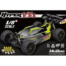 BUGGY HYPER VS2 BRUSHLESS 1/8 150A RTR CARROCERIA AMARILLA