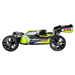 COCHE HYPER VS2 NITRO BUGGY .21 1/8 CON CARROCERIA AMARILLA VS2N-C21Y