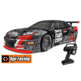 COCHE 1/10 DRIFT RTR HPI E10 NISSAN SKYLINE R34 GT-R HPI120091