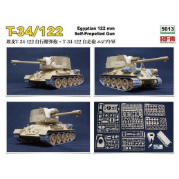 OBUS AUTOPROPULSADO T-34/122 -Escala 1/35 - Rye Field Models RM5013