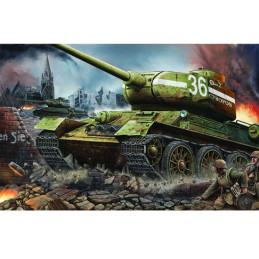 CARRO DE COMBATE T-34/85 1944 -Escala 1/16- Trumpeter 00902