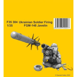 SOLDADO UKRANIANO CON LAZADOR FGM-148 JAVELIN -Escala 1/35- CMK Kits F35384