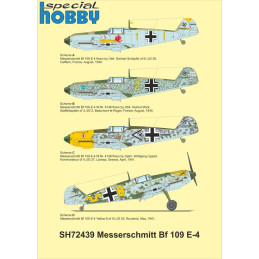 MESSERSCHMITT Bf-109 E4 -Escala 1/72- Special Hobby SH72439