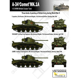 CARRO DE COMBATE COMET MK.1A  -Escala 1/72- Vespid Models 720002