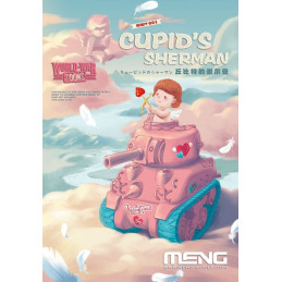 CARRO DE COMBATE CUPID´S SHERMAN -TOONS- Meng Model WWV-003