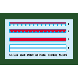 CARRO DE COMBATE T-37 A Podolsk -Escala 1/35- Hobby Boss 83819