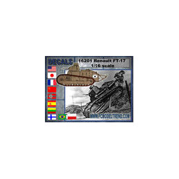 CALCAS RENAULT FT-17 y M1917 Six Ton Tank 1/16 - FC Modeltips 16201