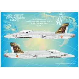 CALCAS EF-18 A HORNET ALA 46 50 Aniversario Gando 1/32 - SE3432