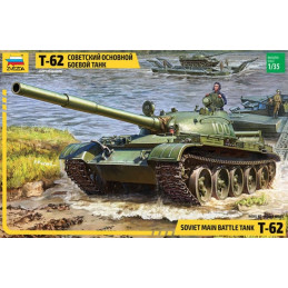 CARRO DE COMBATE T-62 -Escala 1/35- Zvezda 3622