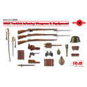 SET ARMAS Y EQUIPO EJERCITO TURCO - ICM 35699