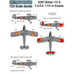 SET CALCAS ESPAñOLAS CASA 1.131 BUCKER 1/32 - Fc Modeltips 32001