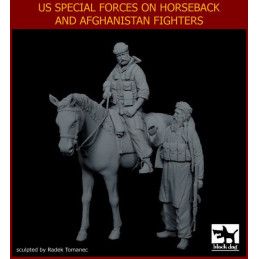 SOLDADOS U.S. SPECIAL FORCE y GUERRERO AFGANO -1/35- Black Dog F35125