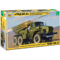 CAMION LANZA COHETES BM-21 GRAD -1/35- Zvezda 3655