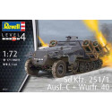 Sd.Kfz.251/1 Ausf.C CON LANZACOHETES Wurf.40 - ESCALA 1/72 - REVELL 03324