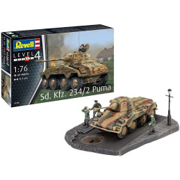 VEHICULO BLINDADO Sd.Kfz. 234/2 PUMA - Escala 1/76- Revell 03288