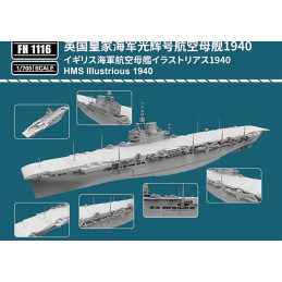 PORTAAVIONES H.M.S. ILLUSTRIOUS 1940 - Escala 1/700 - FLYHAWK FH1116