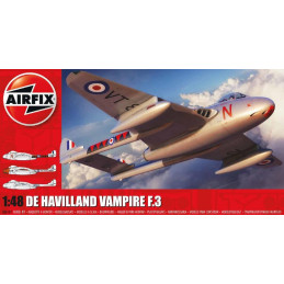 de HAVILLAND VAMPIRE F.3 -Escala 1/48- Airfix A06107