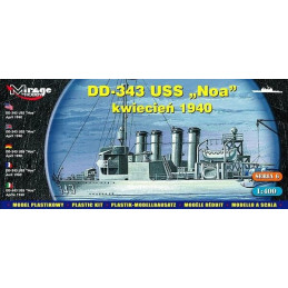 DESTRUCTOR U.S.S. NOA DD-343 (1940) -Escala 1/400- Mirage Hobby 40604