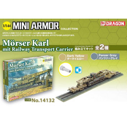 MORSER KARL CON TRANSPORTE FERROVIARIO ESCALA 1/144 - DRAGON 14132