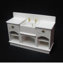 MUEBLE COCINA BLANCO CON FREGADERO - VEGA 23736