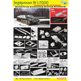 CAZACARROS Sd. Kfz. 162 JAGDPANZER IV L/70 V Mando - Produccion Noviembre 44 -Escala 1/35- Dragon Models 6978