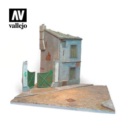 Scenics: CALLE FRANCESA (140 x 140 mm) -Escala 1/72- Acrylicos Vallejo SC119