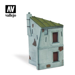 Scenics: ESQUINA CASA FRANCESA (125 x 70 mm) -Escala 1/72- Acrylicos Vallejo SC117