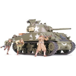 CARRO DE COMBATE M-4 A3 SHERMAN -Late- y Infateria U.S. Army 1/35 - Tamiya 35250