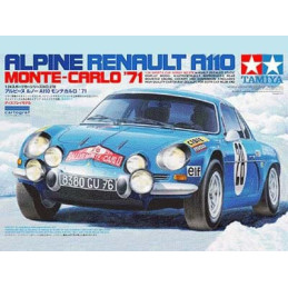 RENAULT ALPINE A110 (MOTE-CARLO 1.971) ESCALA 1/24 - TAMIYA 24278