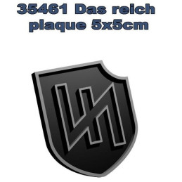 PLACA DIVISION DAS REICH ( 5x5 CMS) SIN PINTAR