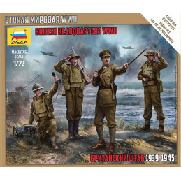 CUARTEL GENERAL BRITANICO 1939-1945 -Escala 1/72- Zvezda 6174