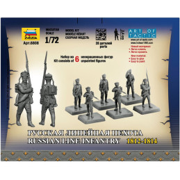 INFANTERIA DE LINEA RUSA 1812-1814 -Escala 1/72- Zvezda 6808