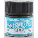 PINTURA AQUEOUS FIELD GRAY BRILLANTE (10 ml) - Mr Color / Gunze Sangyo H-032