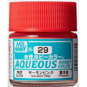 PINTURA AQUEOUS ROSA SALMON BRILLANTE (10 ml) - Mr Color / Gunze Sangyo H-29