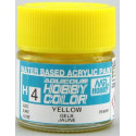 PINTURA AQUEOUS AMARILLO BRILLANTE (10 ml) - Mr Color / Gunze Sangyo H-4