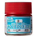 PINTURA AQUEOUS ROJO BRILLANTE (10 ml) - Mr Color / Gunze Sangyo H-003