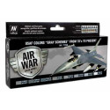 AIR WAR: USAF COLORS  GRAY SCHEMES  From 70´s to present (8 colores)