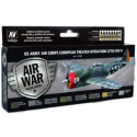 AIR WAR: US ARMY CORPS EUROPAN THEATER WWII SET VALLEJO 71182