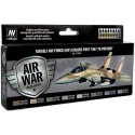 MODEL AIR SET: IAF CAMO COLORS POST 1967/PRESENTE (8 BOTES 17ML)