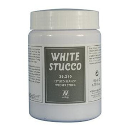 MASILLA STUCCO BLANCO 200 ml VALLEJO 26210