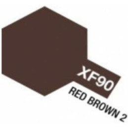 PINTURA ACRILICA MARRON OSCURO 2 MATE XF-90 10 ml - Tamiya 81790