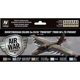 MODEL AIR SET: SOVIET-RUSSIAN AF SUKHOI SU-25/39 FROGFOOT