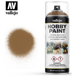 SPRAY HOBBY PAINT MARRON CUERO 400ml  ACRILICOS VALLEJO 28014