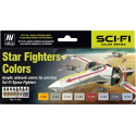 MODEL AIR SET: STAR FIGHTHER COLORS (8 BOTES 17ML) - ACRILICOS VALLEJO 71612