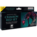 FANTASY PRO SET: CRIMSON RED COLORS (8 BOTES 17ML) - ACRILICOS VALLEJO 74103