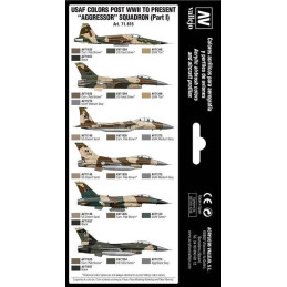 AIR WAR: USAF ESCUADRONES AGGRESSOR Parte 1 - Acrylicos Vallejo 71616