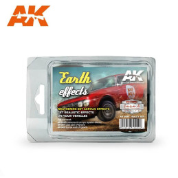 Cars Civil Vehicles Series: EARTH EFFECTS RALLY SET - AK Interactive 8089