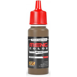 PINTURA ACRILICA MARRON CLARO FRANCES (17 ml) - MENG MC-230