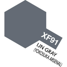 PINTURA ACRILICA IJN GRIS Yamato" MATE XF-91 (10 ml) - Tamiya 81791"